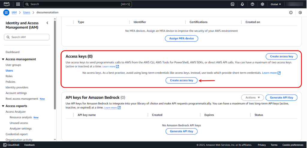 Fifth screen showing S3 bucket structure