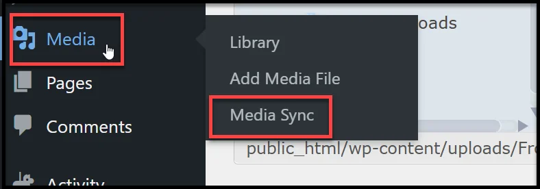 media sync plugin