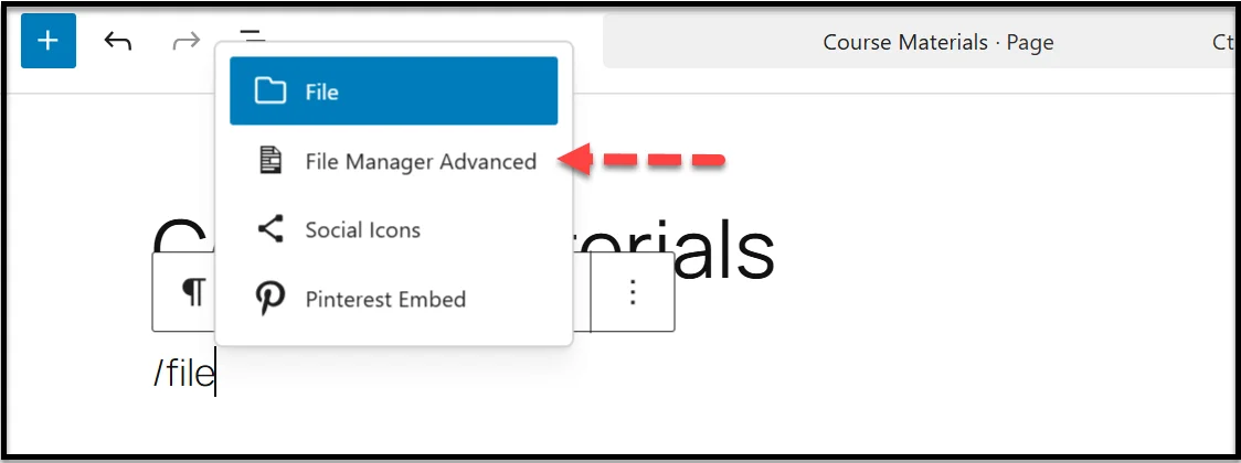 wordpress block editor