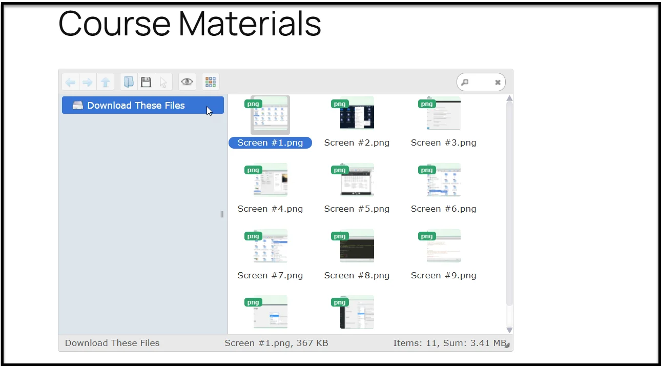 download manager appears