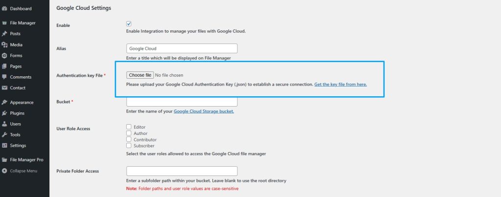 Advanced File Manager Integration Google Cloud 7jpg