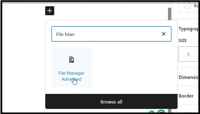 New Dedicated Gutenberg Block Feature