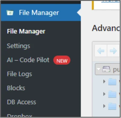 Navigating to plugin settings in the WordPress admin panel