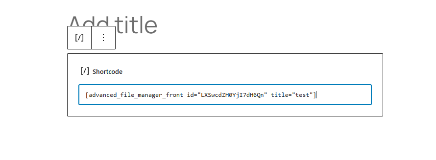 Publish Blocks in Advanced File Manager 3