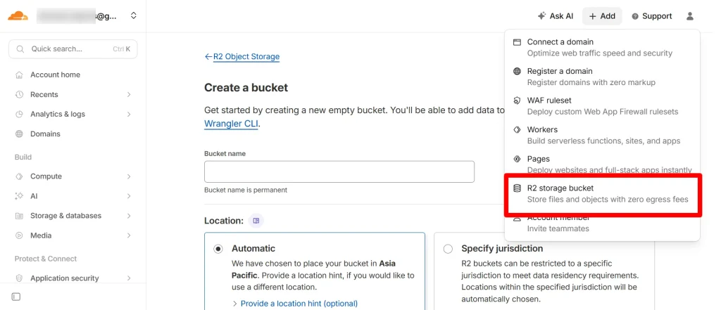 Afm Cloudflare R2 Integration step 4