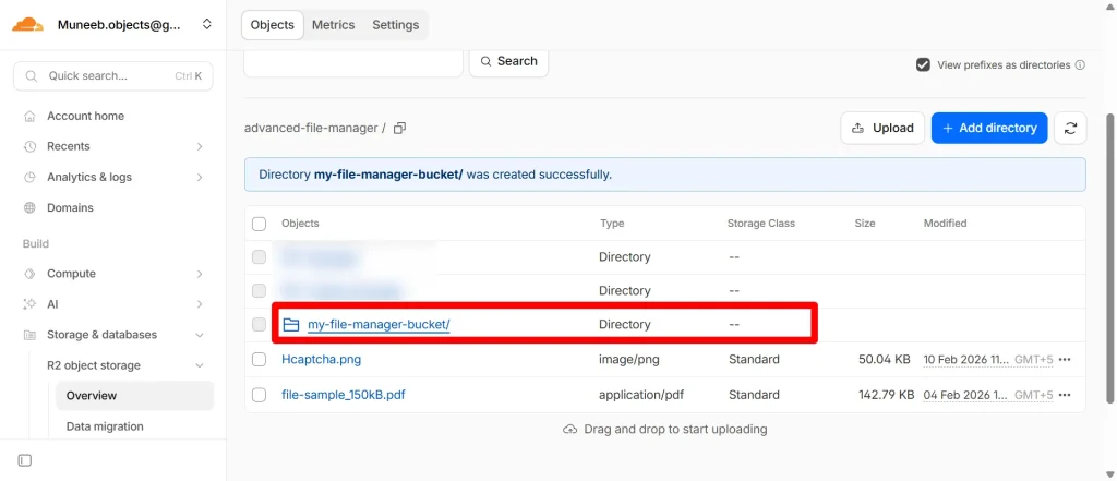 Afm Cloudflare R2 Integration step 7