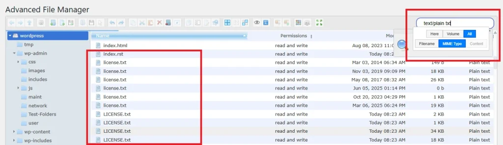 Advanced Search Feature step 2