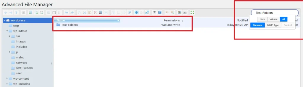 Advanced Search Feature step 1