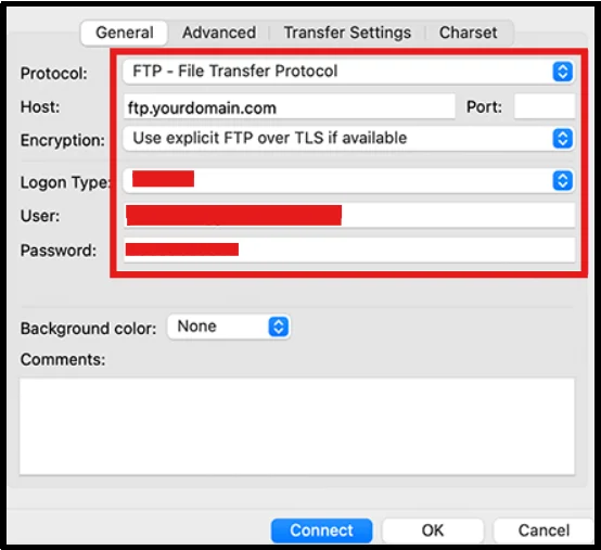 FTP SSL certificate trust confirmation popup in FileZilla