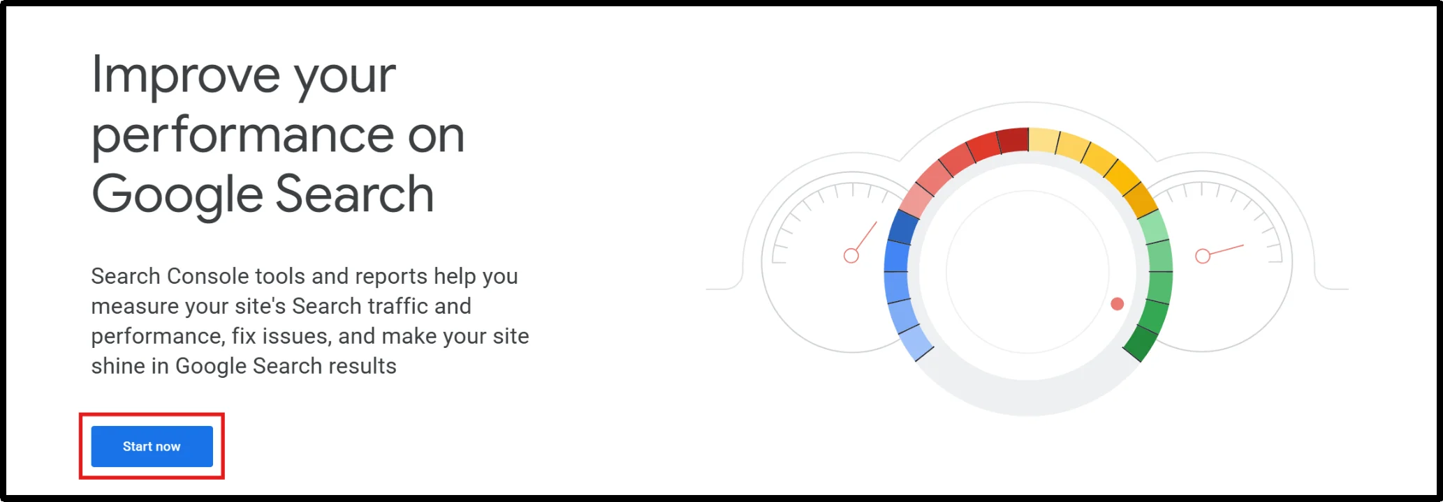 Select your website property in Google Search Console to analyze site performance
