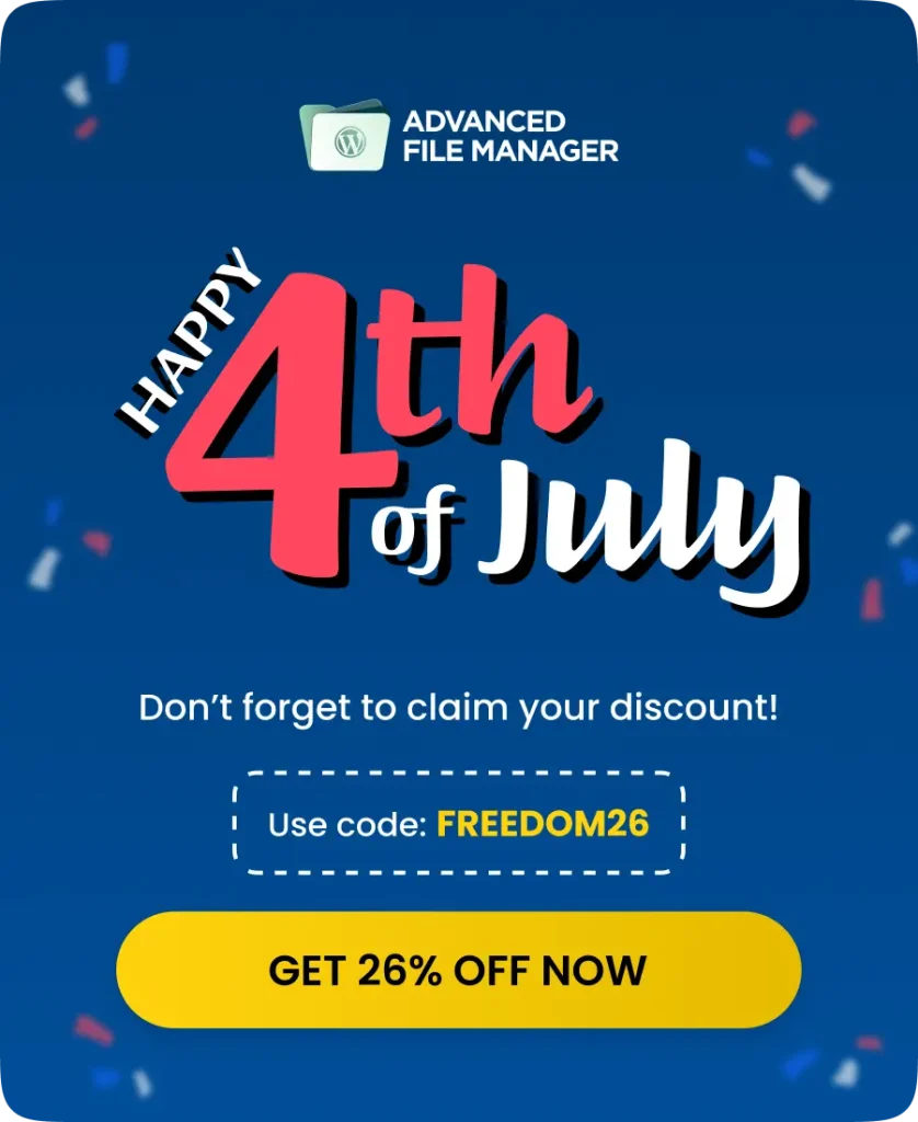 4th july sale - AFM