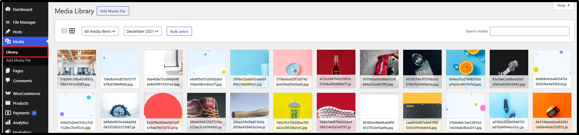 Download link in Media Library details